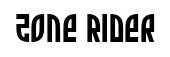 Zone Rider original font preview