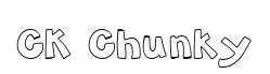 CK Chunky original font preview