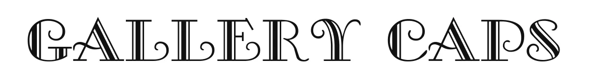 Gallery Caps original font preview