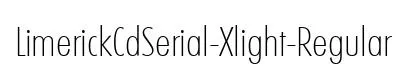 LimerickCdSerial-Xlight-Regular