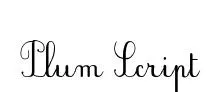 Plum Script