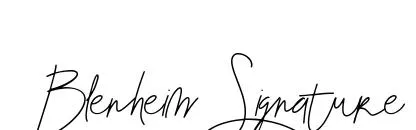 Blenheim Signature