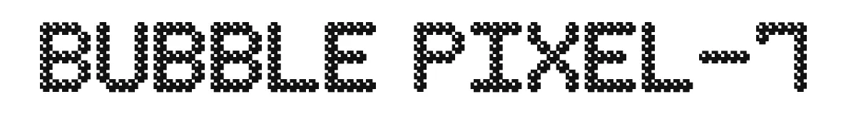 Bubble Pixel-7 Dark preview