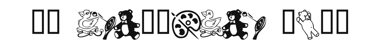 AEZ classical toys original font preview