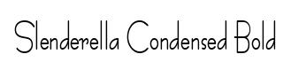 Slenderella Condensed Bold
