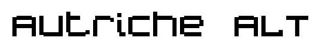 Autriche ALT original font preview