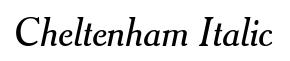 Cheltenham Italic