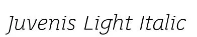 Juvenis Light Italic