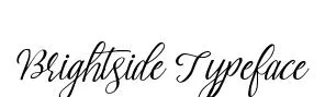 Brightside Typeface