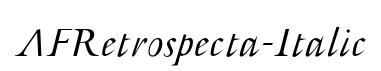AFRetrospecta-Italic