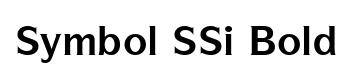 Symbol SSi Bold
