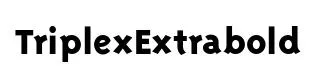 TriplexExtrabold