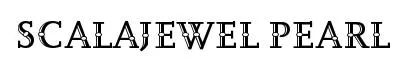 ScalaJewel Pearl original font preview