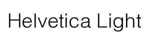 Helvetica Light