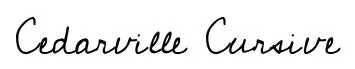 Cedarville Cursive