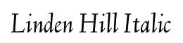 Linden Hill Italic