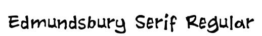 Edmundsbury Serif Regular
