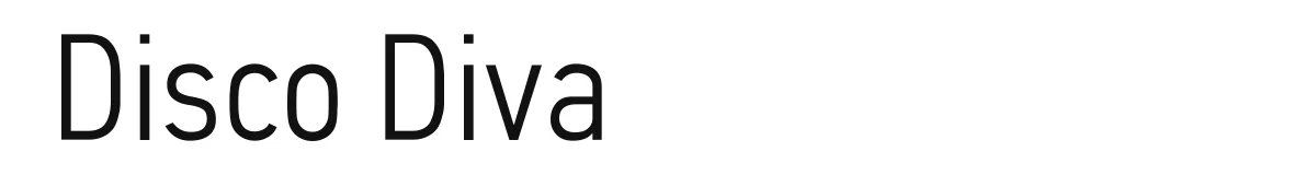 Disco Diva font preview