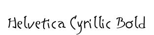 Helvetica Cyrillic Bold