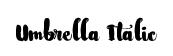 Umbrella Italic