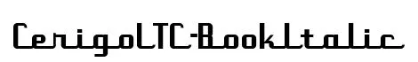 CerigoITC-BookItalic