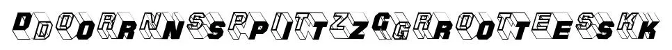 DornspitzGrotesk