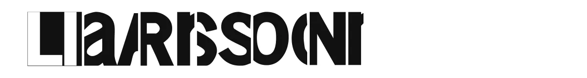 Larson original font preview