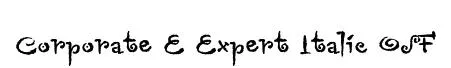 Corporate E Expert Italic OsF