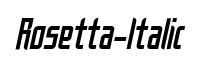 Rosetta-Italic