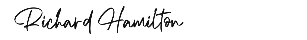 Richard Hamilton font preview