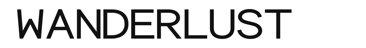 Wanderlust font preview
