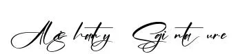 Alishanty Signature