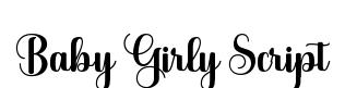 Baby Girly Script