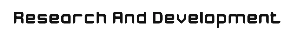 Research And Development font preview
