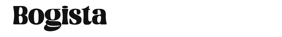 Bogista font preview