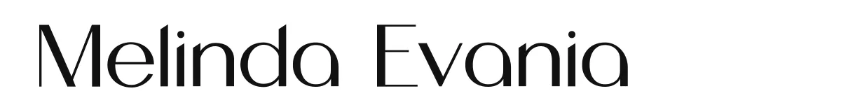 Melinda Evania font preview
