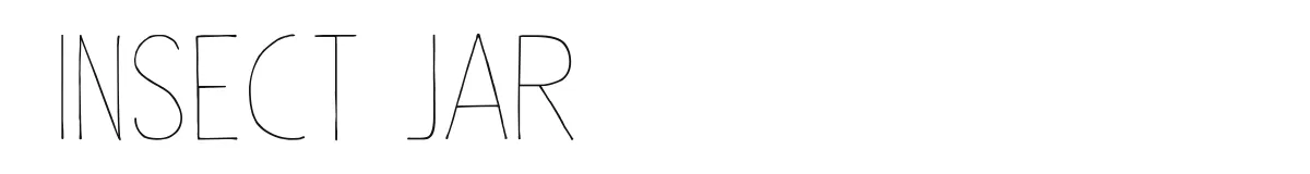 Insect Jar font preview
