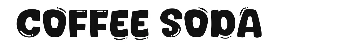 Coffee Soda font preview