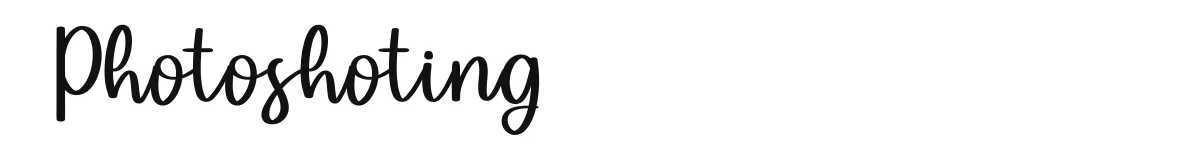 Photoshoting original font preview