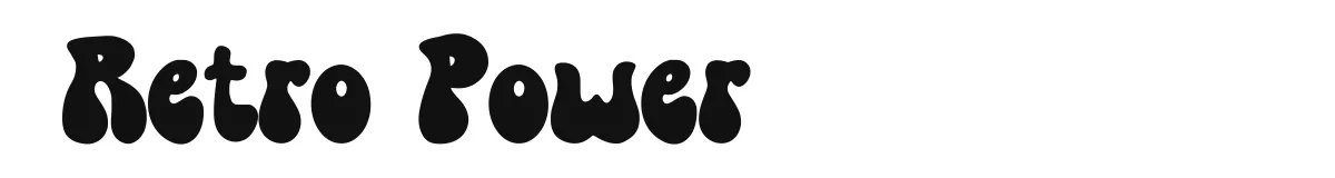 Retro Power original font preview