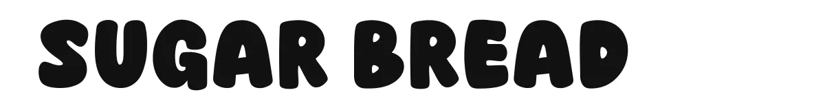 Sugar Bread font preview