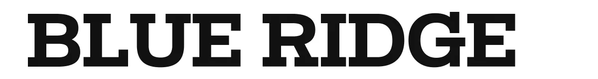 Blue Ridge font preview