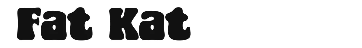 Fat Kat original font preview