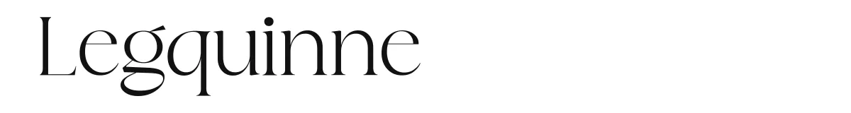 Legquinne font preview