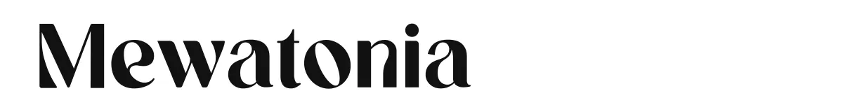 Mewatonia original font preview