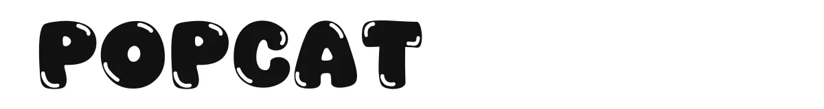 Popcat font preview
