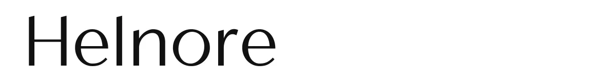 Helnore font preview