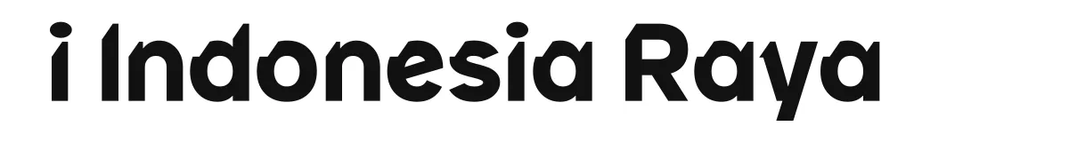 i Indonesia Raya font preview