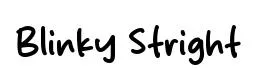Blinky Stright