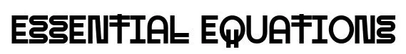 Essential Equations